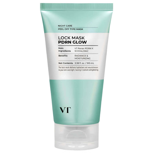 VT Cosmetics PDRN Glow Lock Mask ночная маска-плёнка для увлажнения и сияния кожи с ПДРН