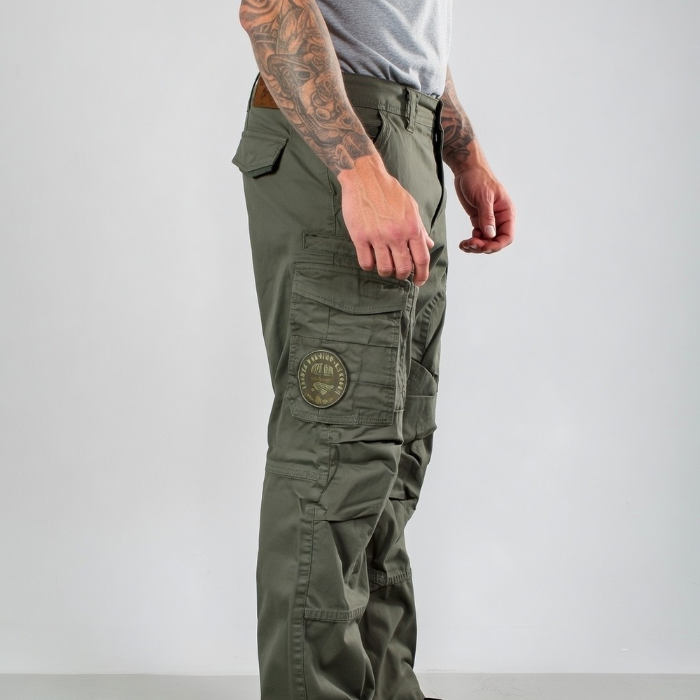 Карго штаны оливковые Yakuza Premium 3953