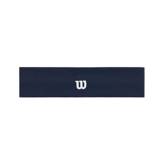 Теннисная бандана Wilson Logo Wide Повязка на голову теннисная - classic navy