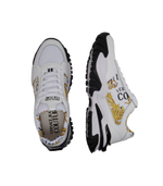 Кожаные кроссовки Versace Jeans Couture - белый(74YA3SI9ZP261)