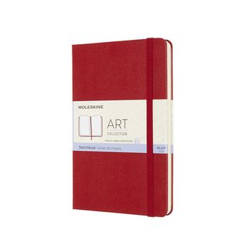 Блокнот для рисования Moleskine Art Sketchbook Medium 115x180 мм 88 стр нелинованный твердая обложка (ARTQP054F2)