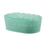 Сухарница АЖУР 28см Фисташковый