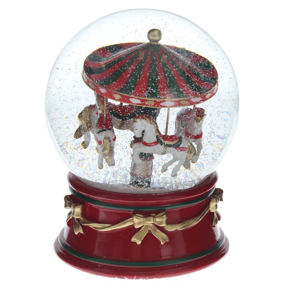 GAEM Фигурка декоративная "Карусель" в стекл шаре, D 12 см, L12 W12 H14,5 см