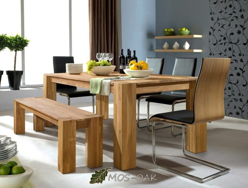 Стол обеденный из массива дуба Клермон-03 (Прованс-03)