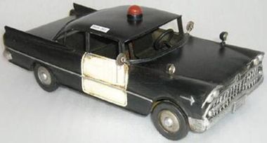 Декоративная ретро модель, полицейский автомобиль 