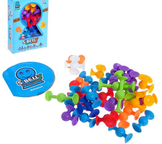 Игрушка-конструктор Прилипала 36 деталей