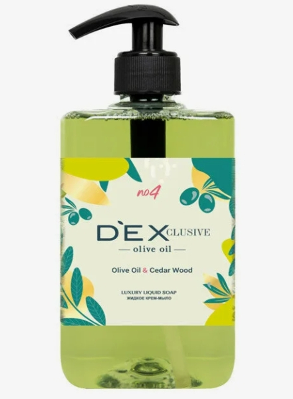 D'Exclusive Мыло жидкое " Оливковое масло" 500 мл. /12