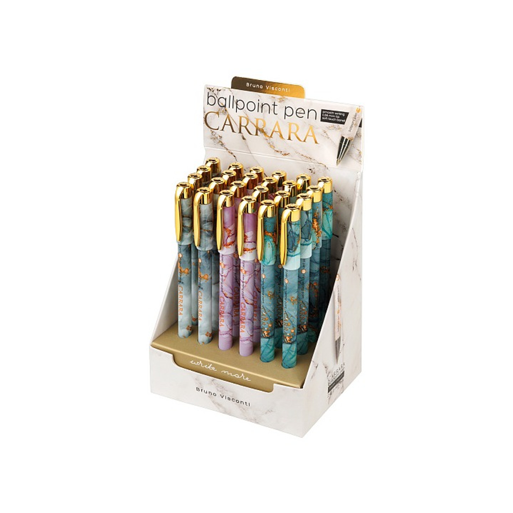 Ручка Bruno Visconti Carrara Bright 0,38 мм, синяя 20-0204/62