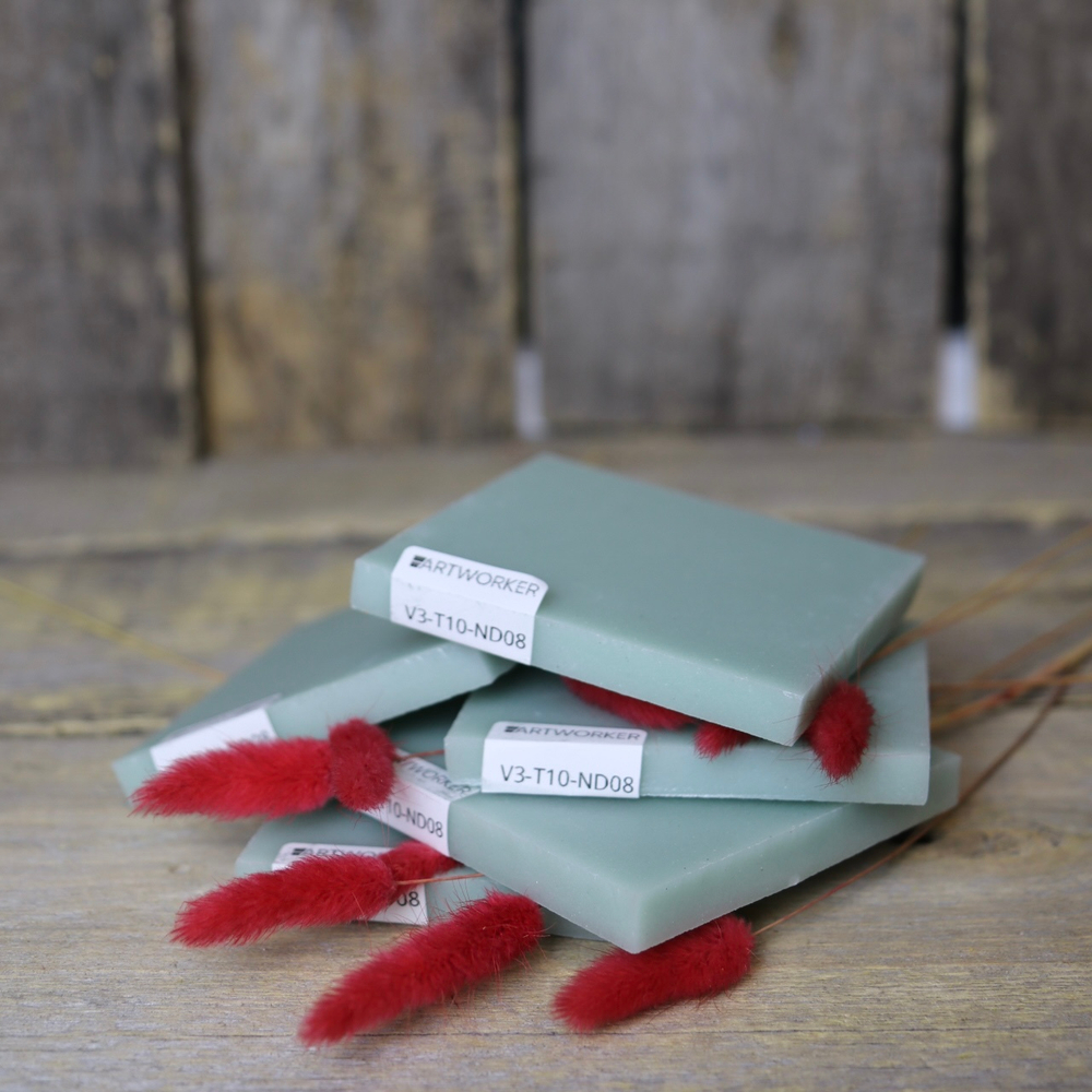 Смальта светло - зеленого цвета в кирпичиках купить с доставкой по всей России.