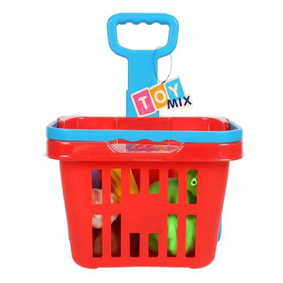 Набор овощей и фруктов с корзинкой BTG-001