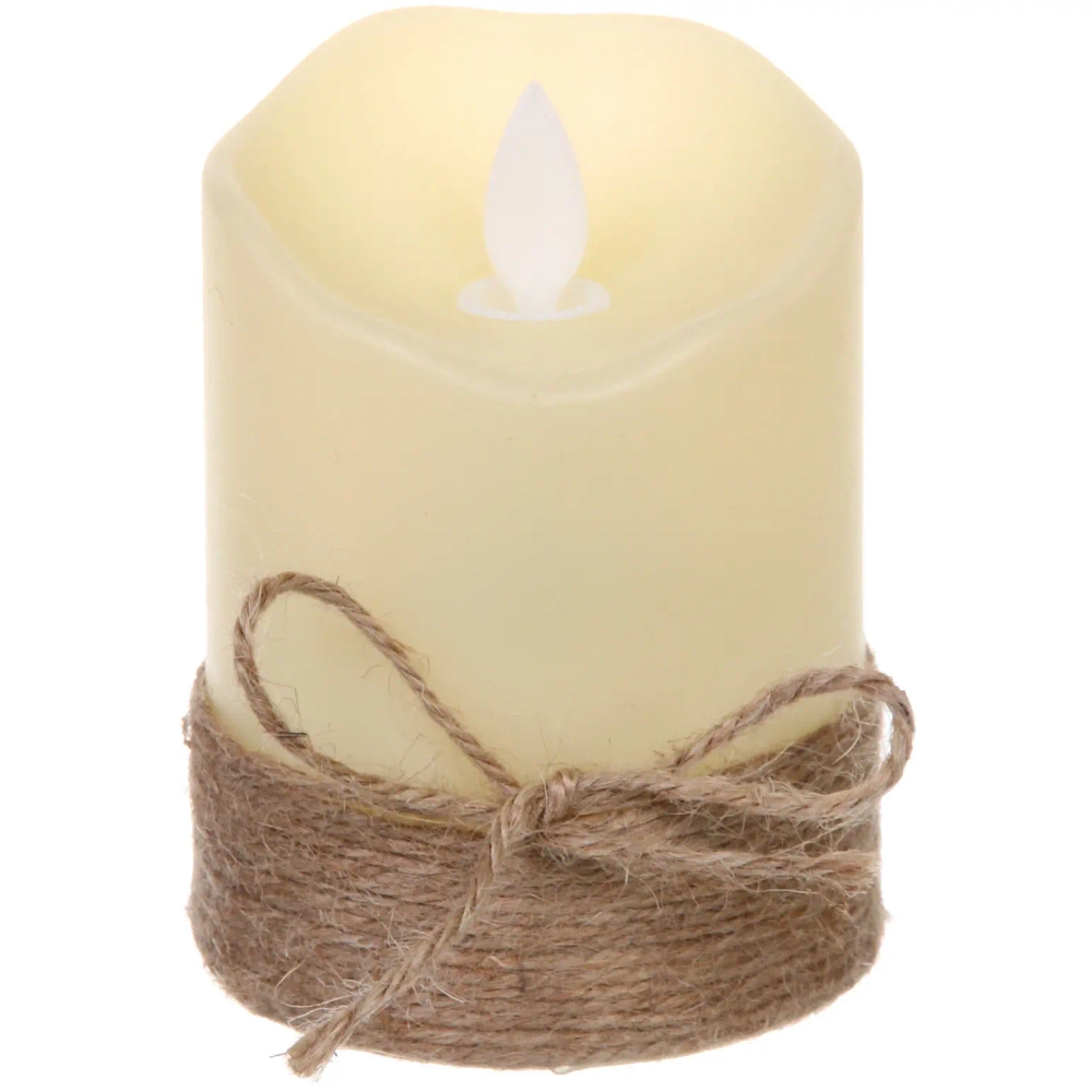 Сувенир с подсветкой «Свеча - Пламя» 7,5*10 см (работает от батареек 3 ААА)