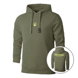 Мужская кофта теннисная Quiet Please Ready To Serve Hoody Men - Khaki, Yellow