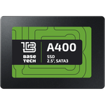 SSD BaseTech A400 960Гб, 2.5", SATA3, Bulk, TLC, Чтение:580мб/с, Запись:530мб/с (SSDBTA400960GN)