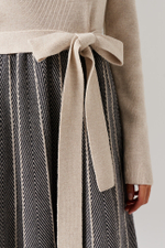 51625 Платье женское (кремовый меланж)