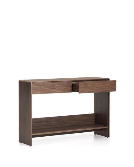 Буфет Norlen с 2 ящиками и полкой из орехового шпона 120 x 81 см