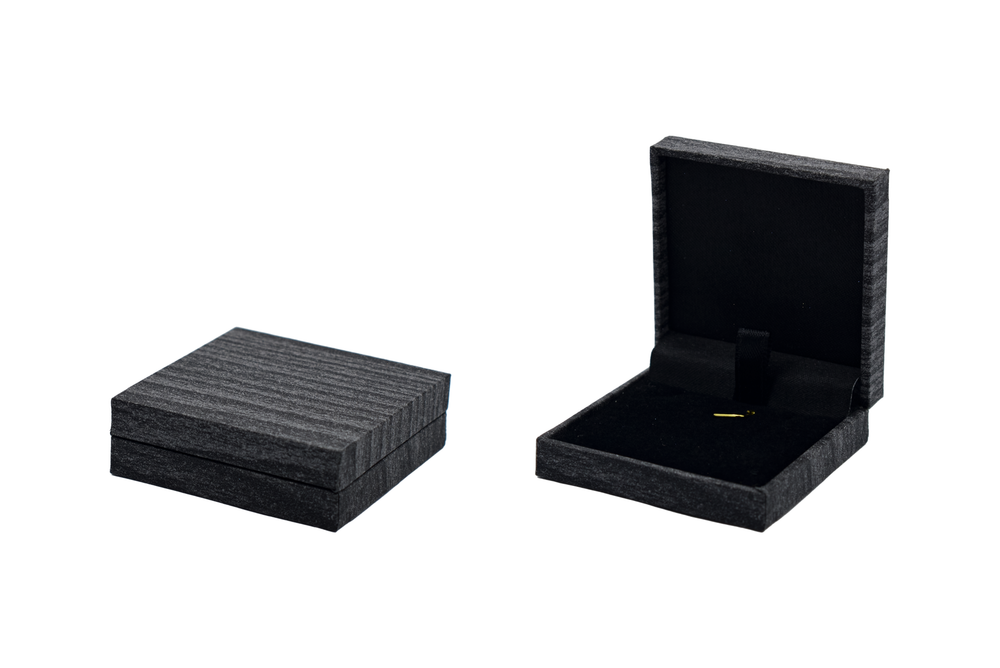 Футляр под серьги/подвеску (тёмно-серый)