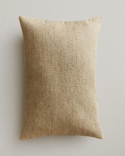 Zara Home наволочка декоративная из шерсти, серый, 40x60 см