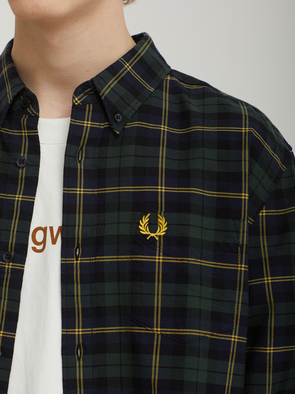 Мужская Рубашка Oxford Tartan