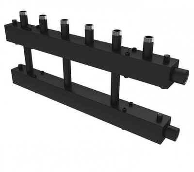 СТАЛЛ. колл. для кот. разводки(ДУБЛЕР) 1"1/2х1"-7конт. ASKON