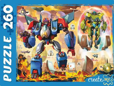 Пазлы 260 элементов 237*330мм. "Мир трансформеров"