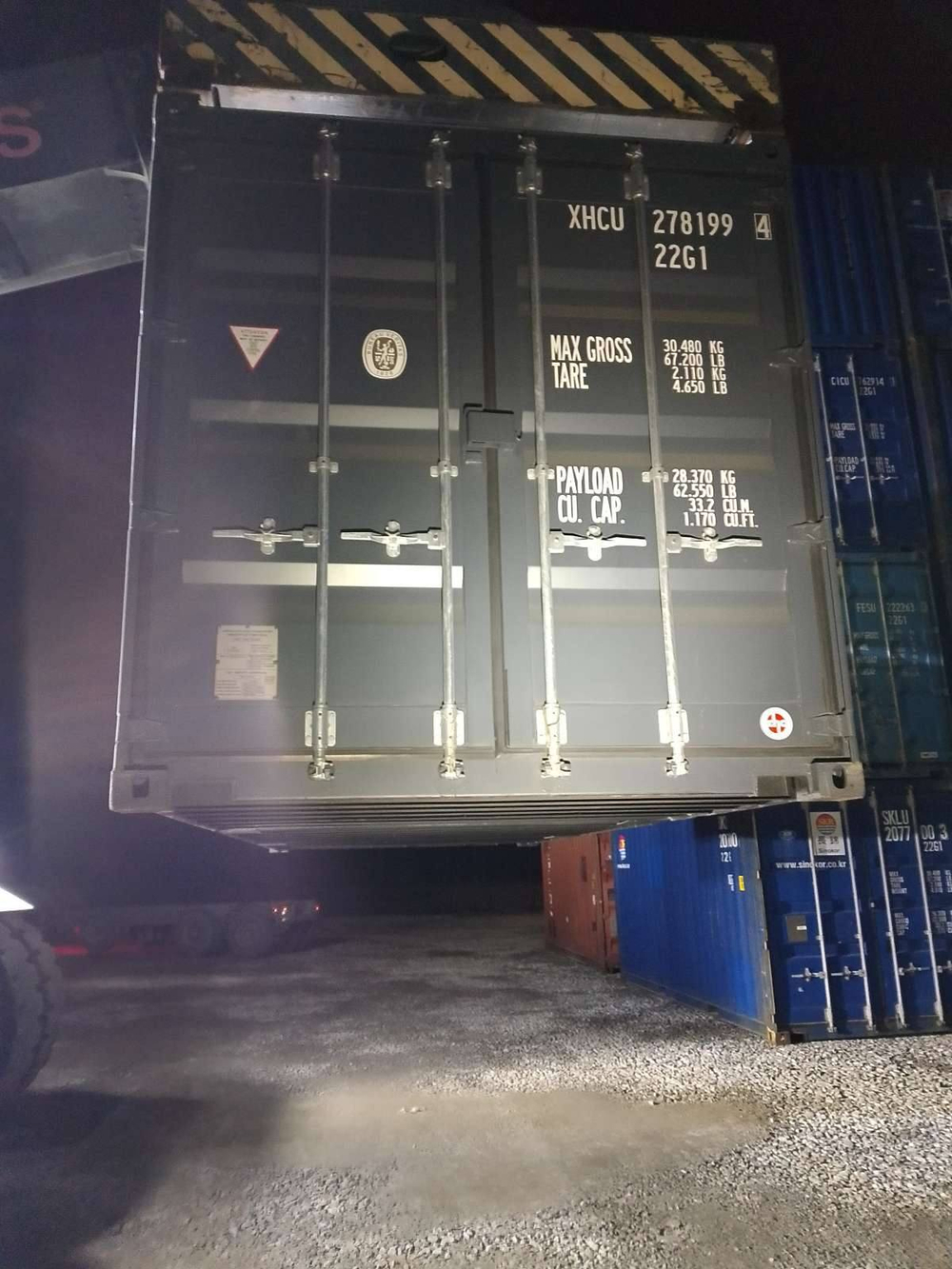 Контейнер 20 футов № XHCU2781994