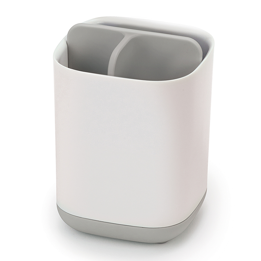 Органайзер для зубных щеток easystore, 9х9х13 см, бело-серый