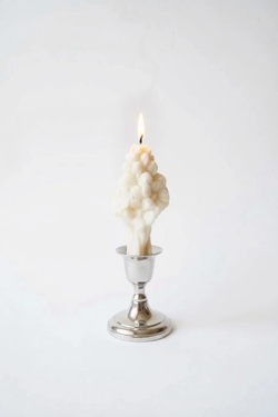 Свеча "Цветок Маленький" белого цвета