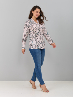 Блузка БЛ-22/бежевыйремни-цепи