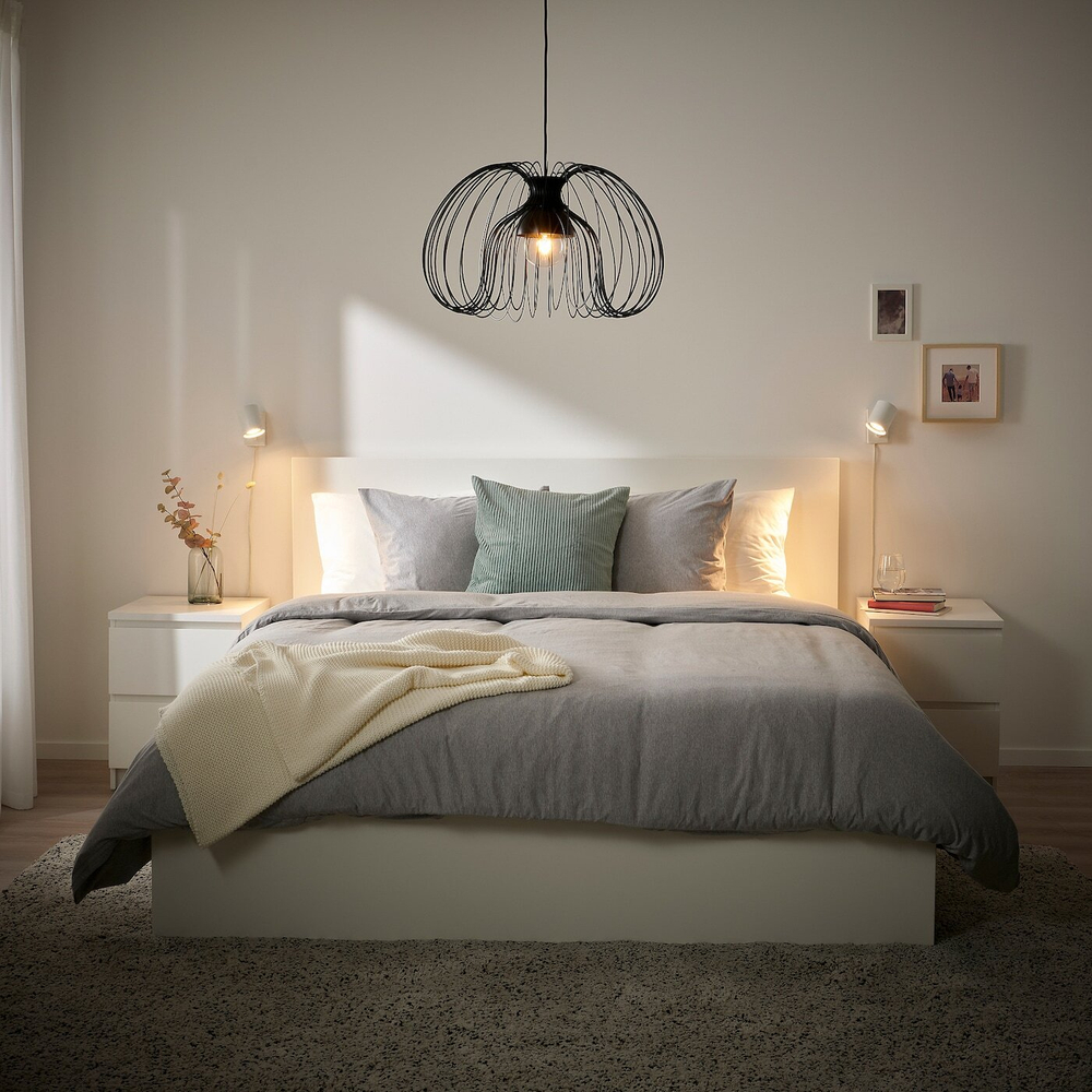 IKEA KALLFRONT  (ИКЕА КАЛЛФРОНТ)  -  / HEMMA Подвесной светильник, черный, 52 см
