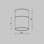 Накладной светильник Maytoni Technical Glory C094CL-GX53-B
