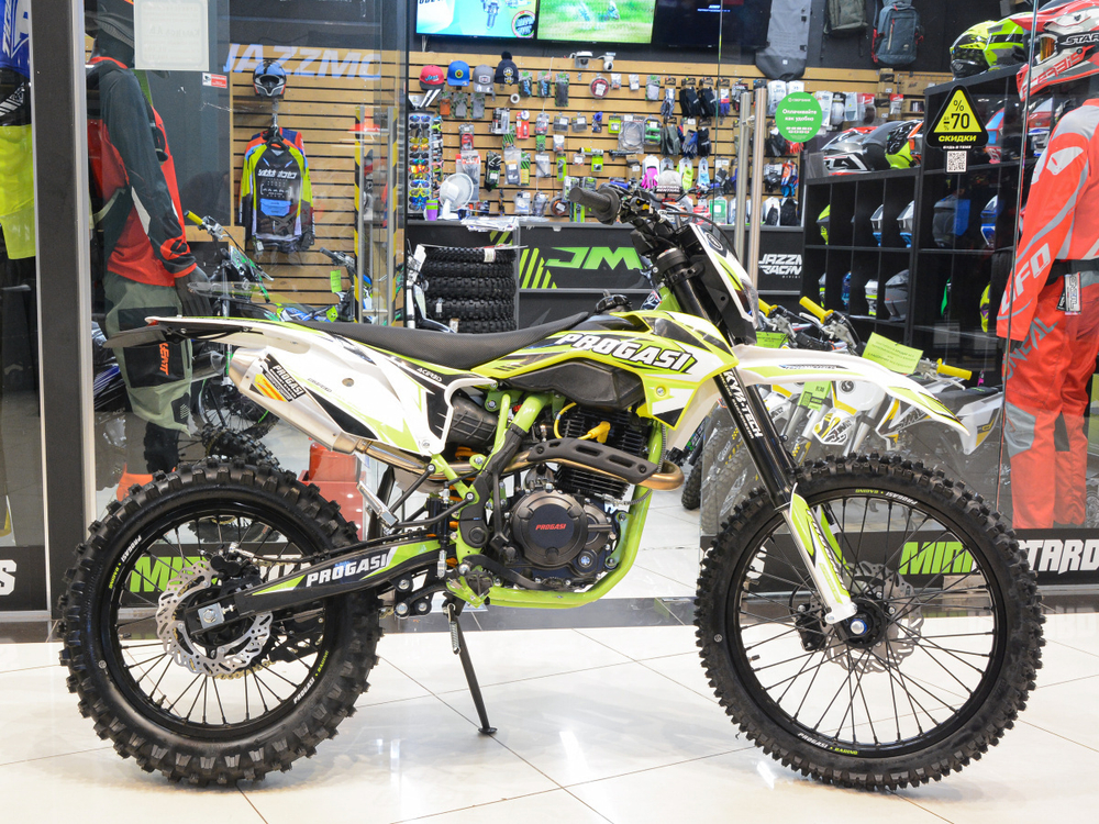 Мотоцикл эндуро PROGASI SUPER MAX 250 Yellow/White 21/18