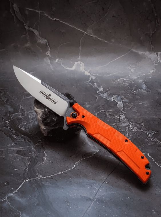 Складной нож из стали D2 Extrema-Ratio Оранжевый