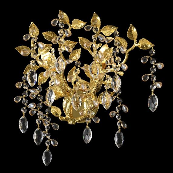 Настенный светильник Crystal Lux Eden AP2 Gold
