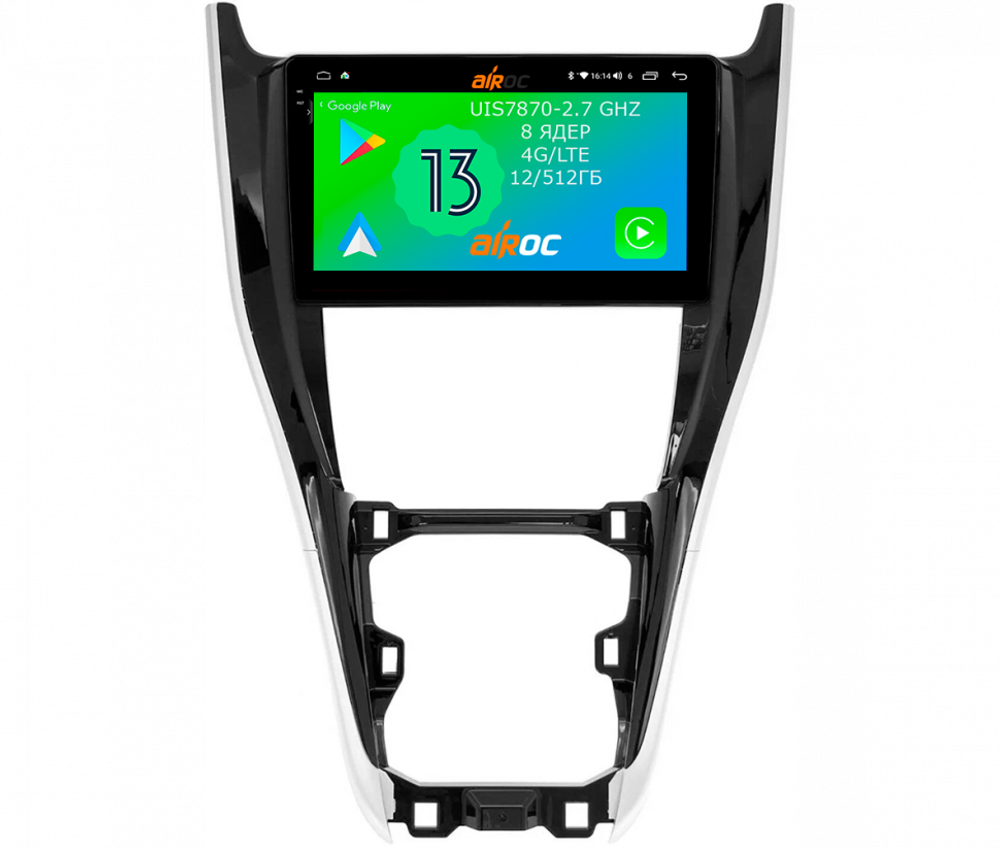 Магнитола для Toyota Harrier XU60 2013-2017 - Airoc 2K AU-1125 Android 13, TS20, 12/512Гб, SIM-слот
