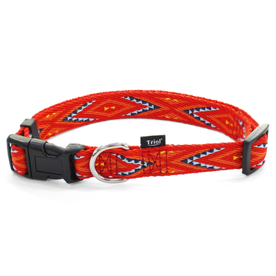 Ошейник нейлоновый "Мехико" M, оранжевый, 20*340-490мм, Triol