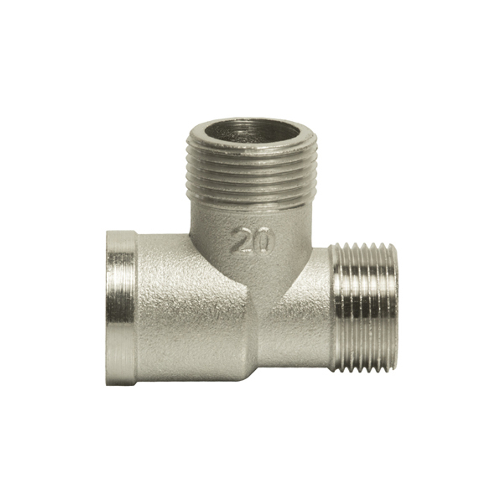 Тройник 3/4'' вн/нар/нар VRT® никель