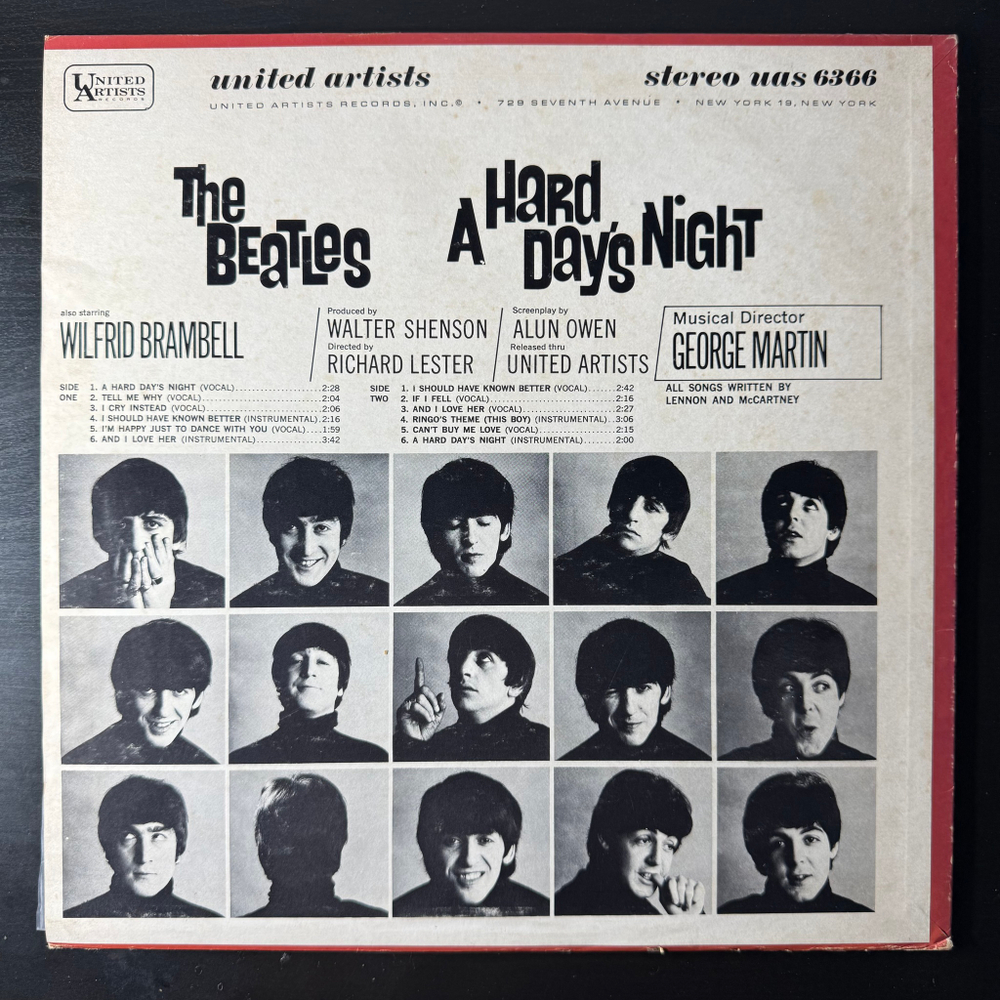 The Beatles ‎– A Hard Day's Night (США 1971г.)