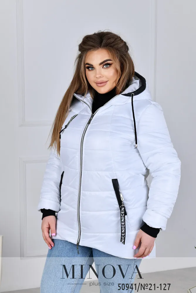 Куртка 21-127-белый Minova
