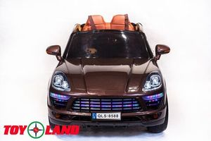 Детский электромобиль Toyland Porsche Macan коричневый