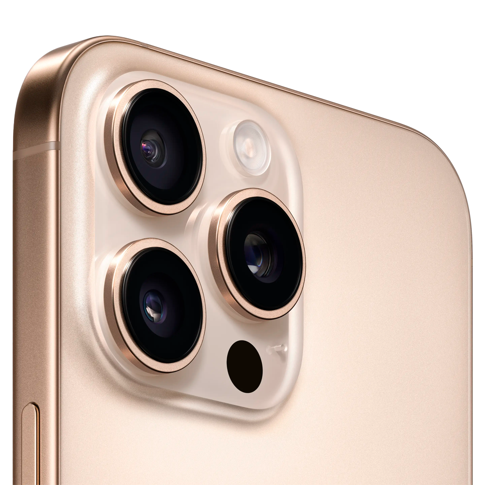 Смартфон Apple iPhone 16 Pro Max 256GB, Dual Sim, Desert Titanium (Пустынный титановый)