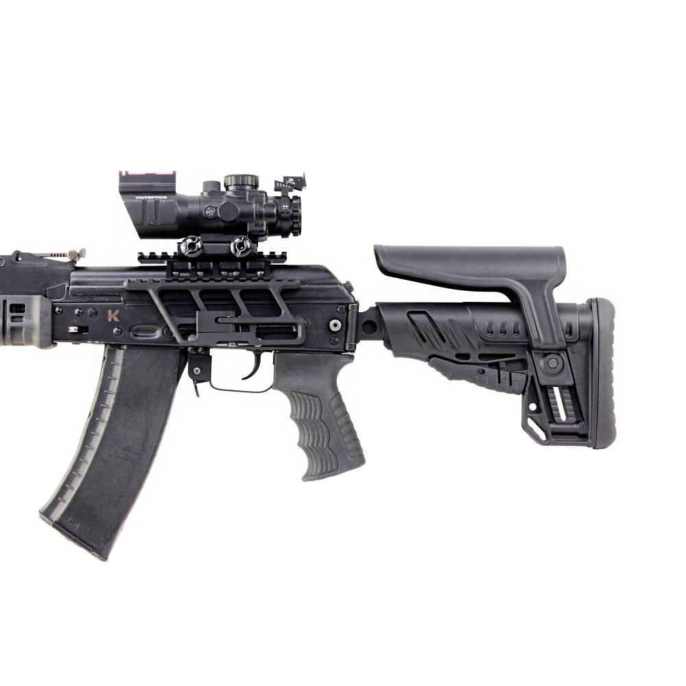 Складной приклад TBS Shock на гражданские аналоги АК-74М, DLG Tactical