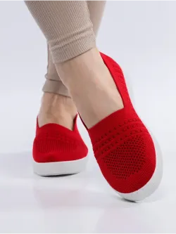 Мокасины летние текстильные