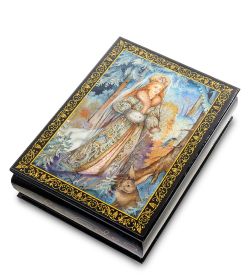 Народные промыслы ШК-11/56-A Шкатулка в технике декупаж (13х18х4)