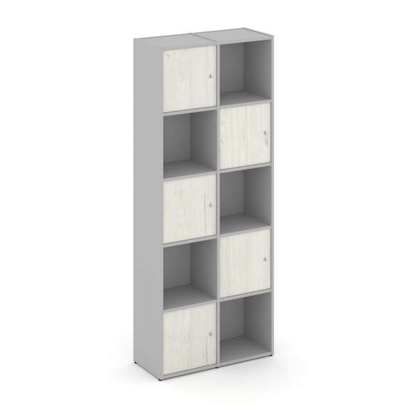 Locker plus Комплект №8 LK.K-008 Серый/Дуб Наварра 798*350*1983