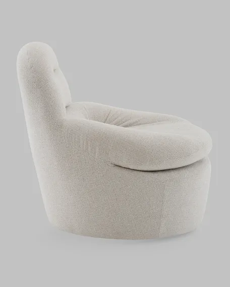 Лаунж-кресло Wait, светло-серый шенилл