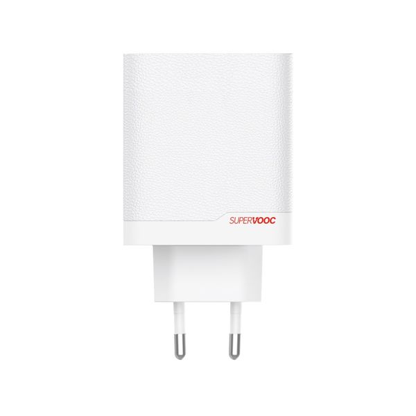 Сетевое зарядное устройство OnePlus Supervooc Dual Ports 120W + кабель Type-C, Белый | White
