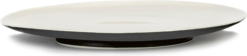 Набор десертных тарелок Serax Ra, 2 предмета, фарфор, 17,5 см, чёрные