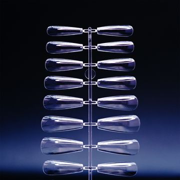 Гелевые типсы для наращивания (форма "балерина") 1 пластинка