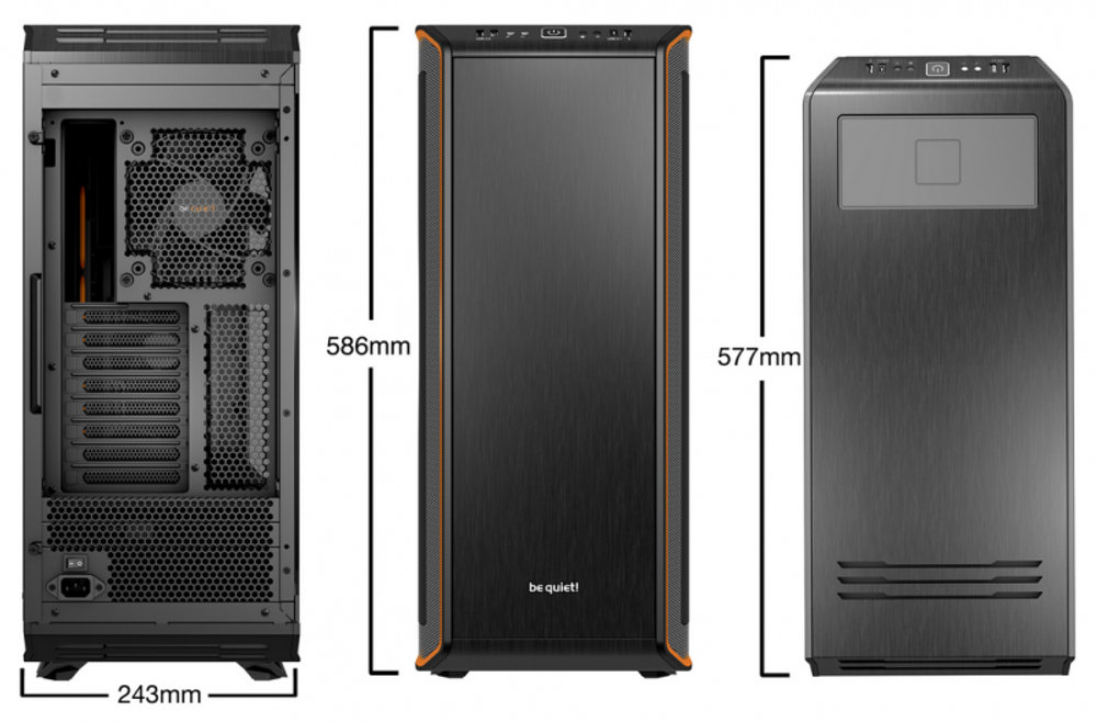 Корпус BeQuiet DARK BASE PRO 900 Ver.2 Orange (BGW14)