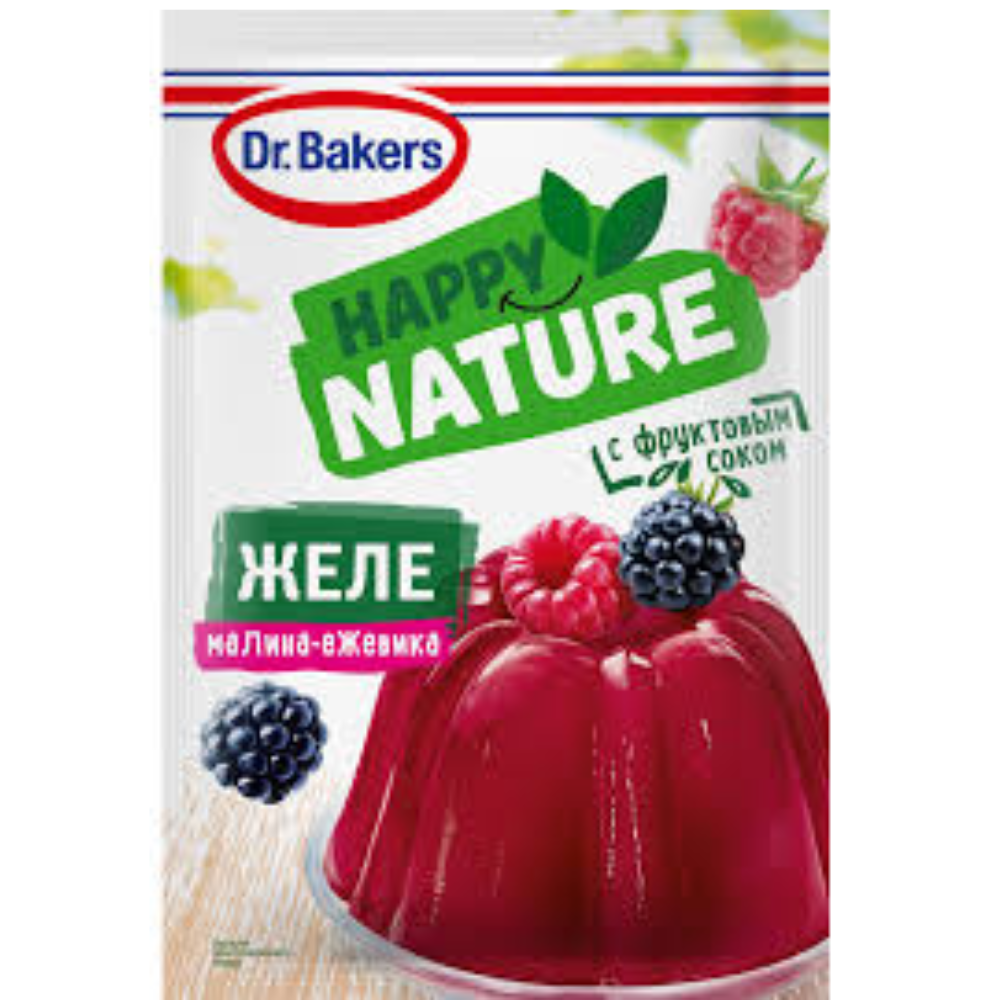 Желе Happy Nature Dr.Bakers Малина ежевика 41 гр